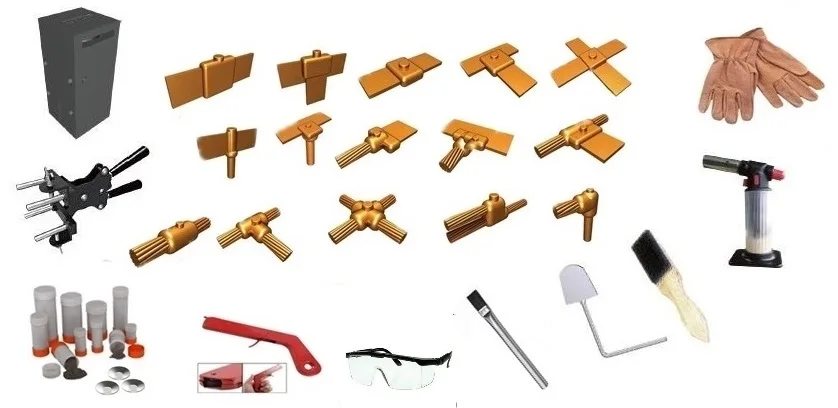 Aura Weld moulds, connection configurations and installation accessories
